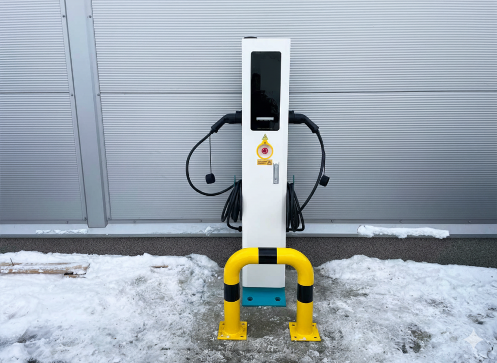 o8 elektriauto laadija maapealne