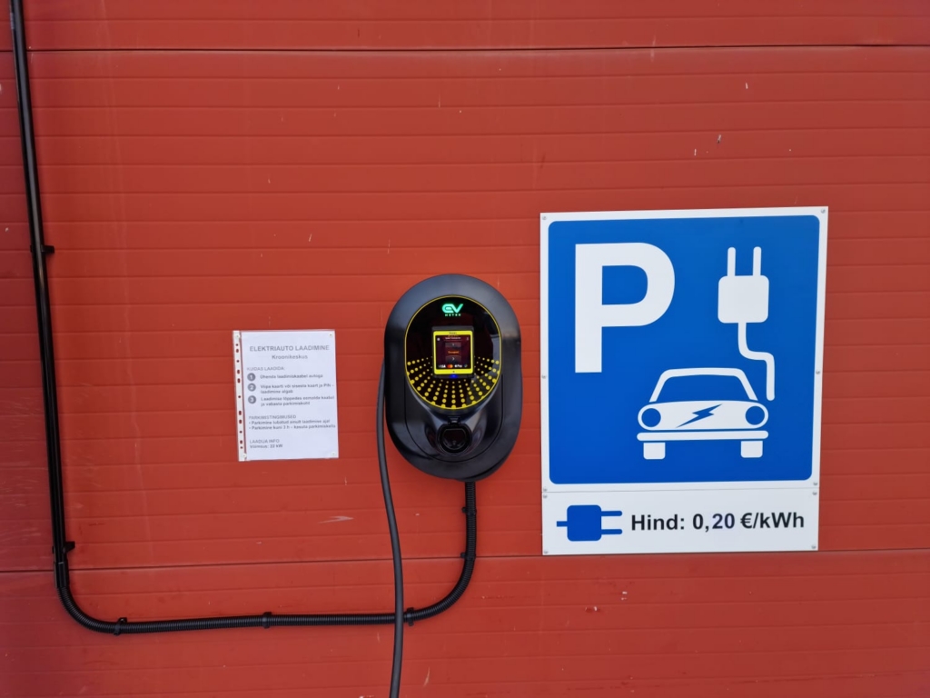 EV Meter laadija Sõbrakeskuses Tartus